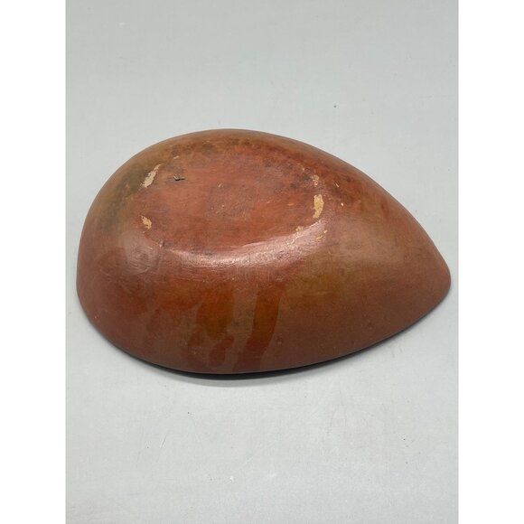 Handcrafted Terracotta Leaf Motif Bowl With Intricate Design - Picture 5 of 6